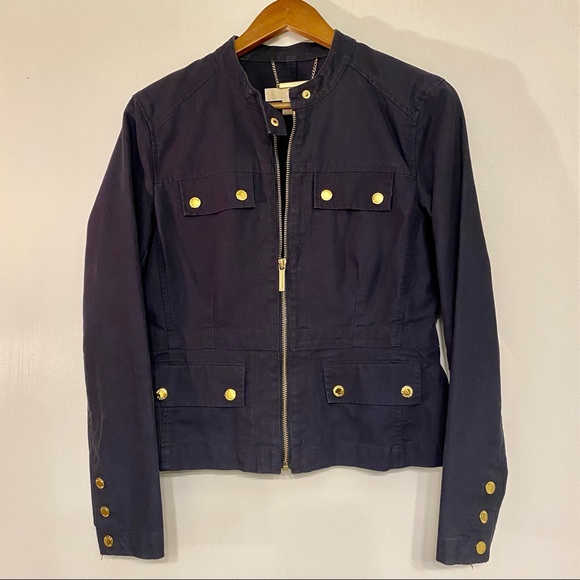 Michael Kors Navy Jacket Size 8 - Picture 3 of 8